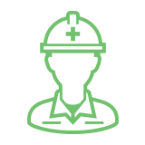 作業員のアイコン